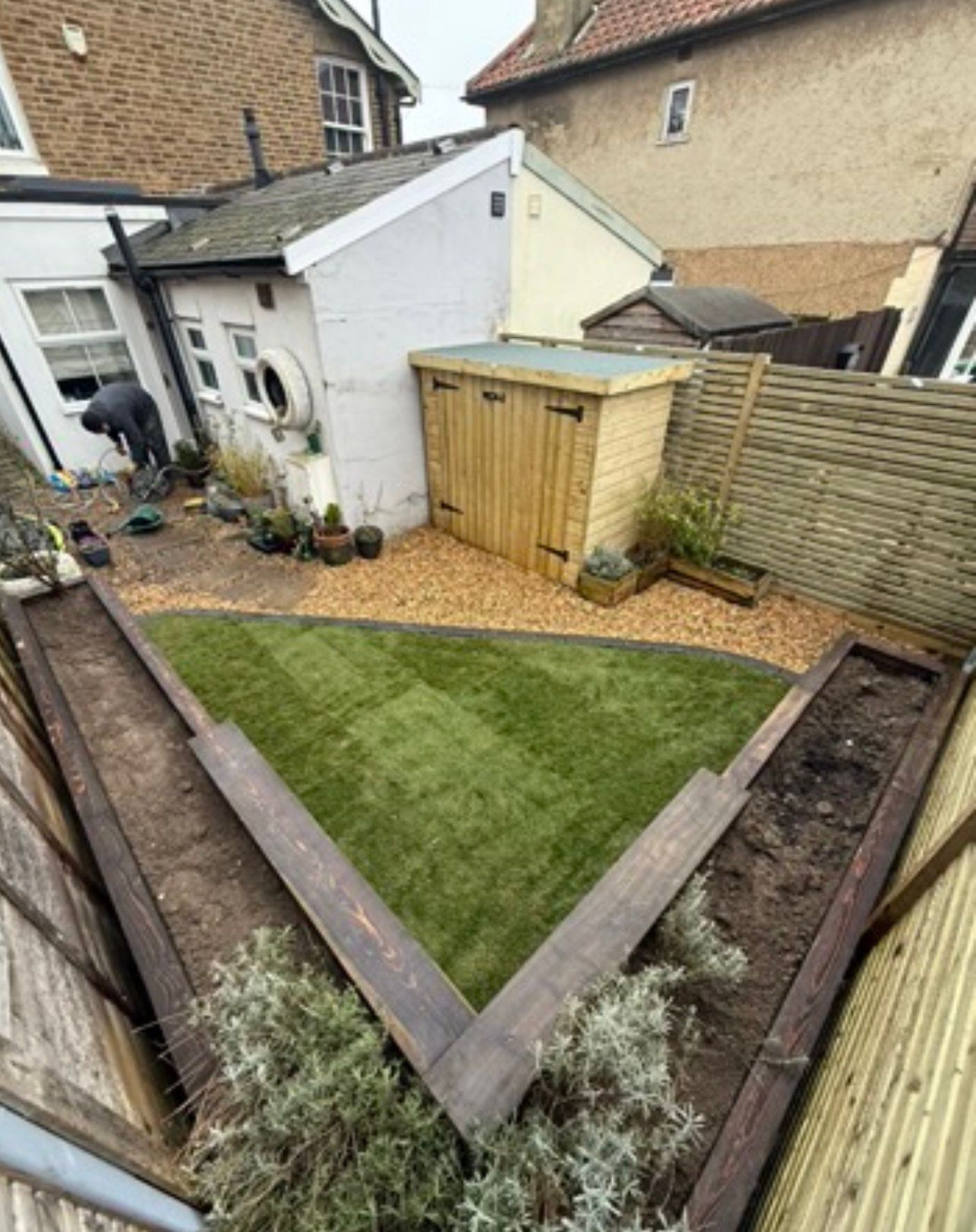 Garden project in chessington,